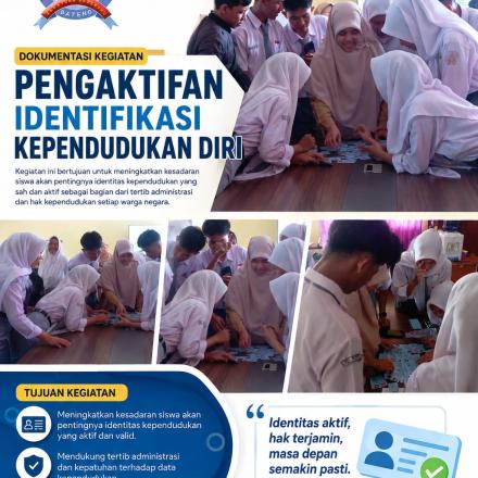 Pengaktifan Identifikasi Kependudukan Diri di SMAN 1 Sungaiselan
